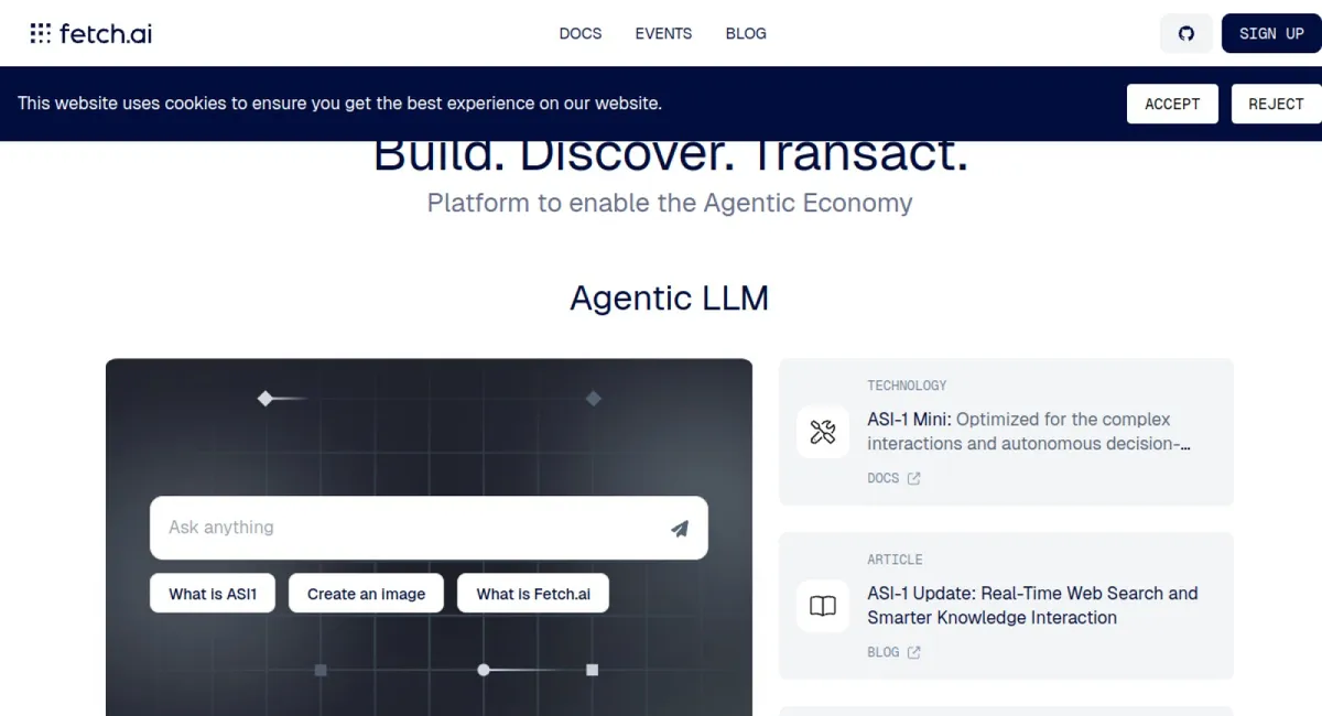 Fetch.ai website