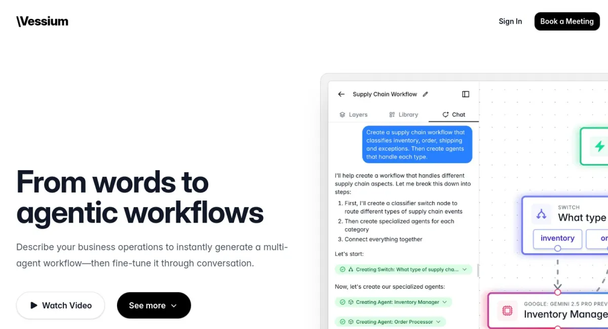 Vessium website