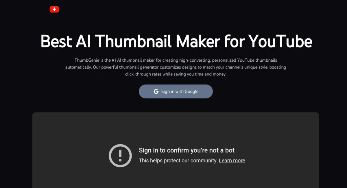ThumbGenie website