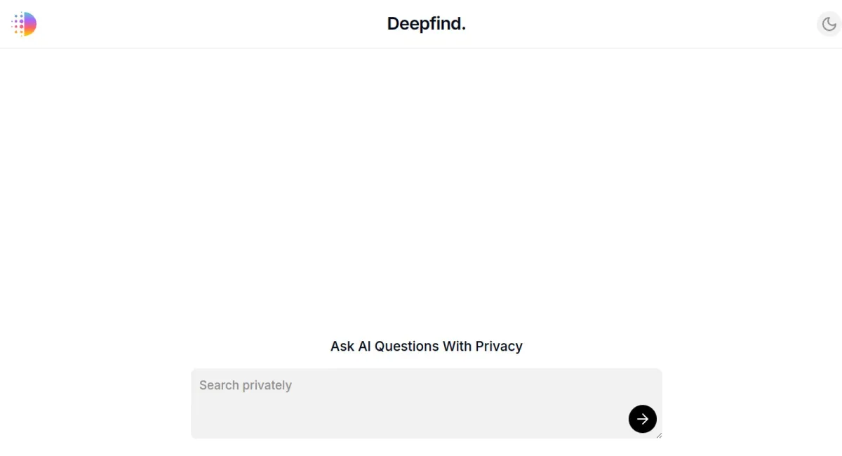 Deepfind website
