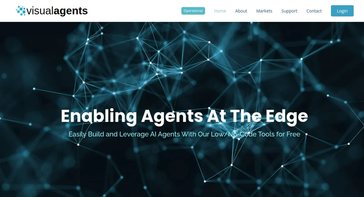 VisualAgents.ai website