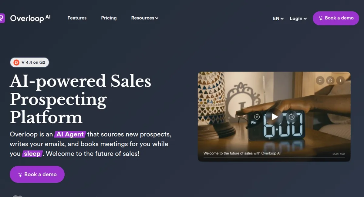 Overloop AI website