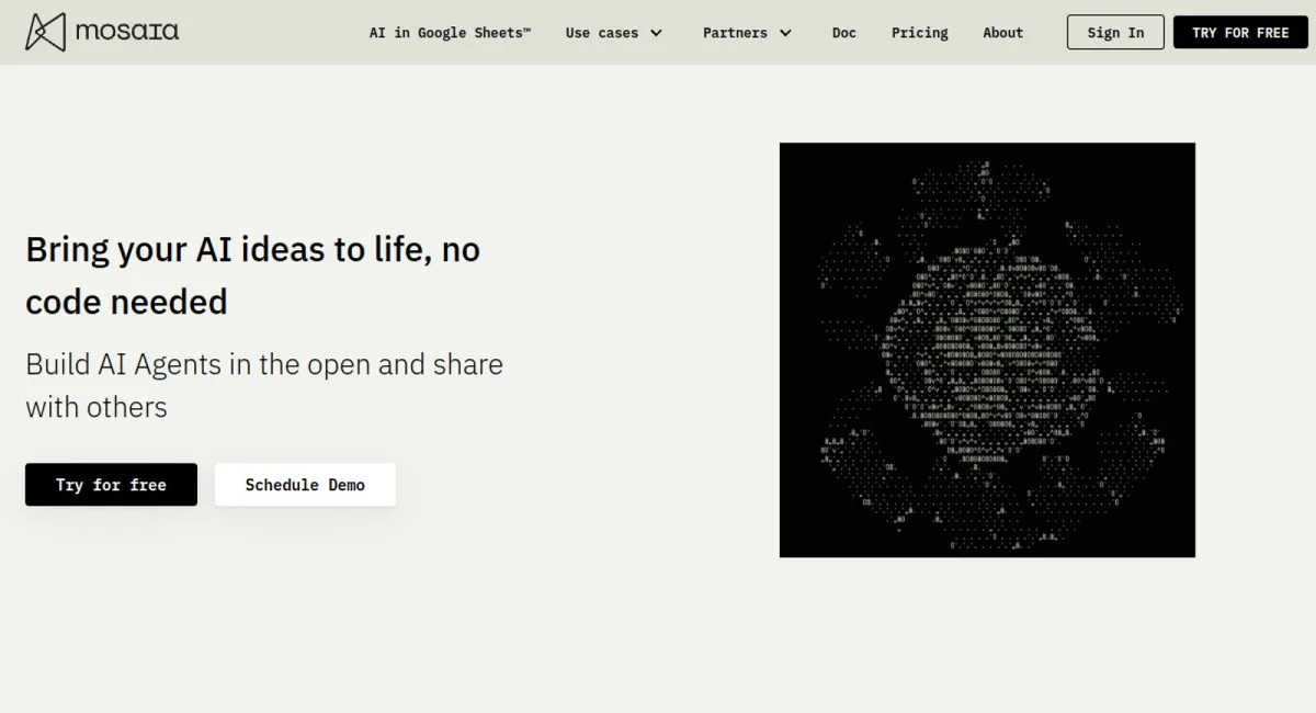 mosaia website