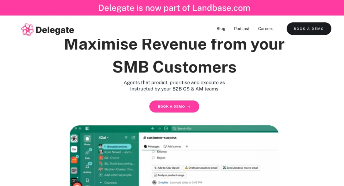 Delegate website