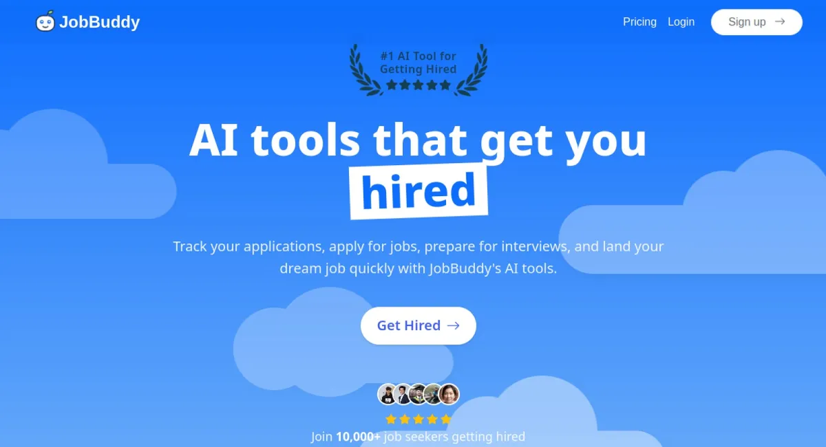 JobBuddy website