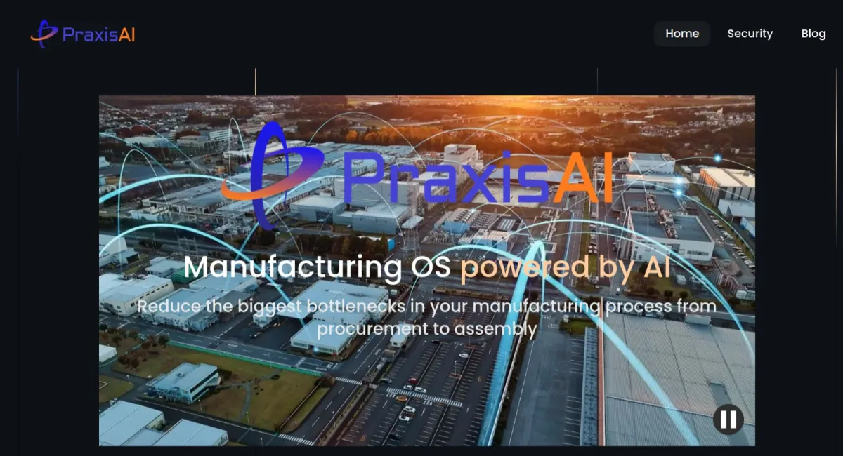 PraxisAI website