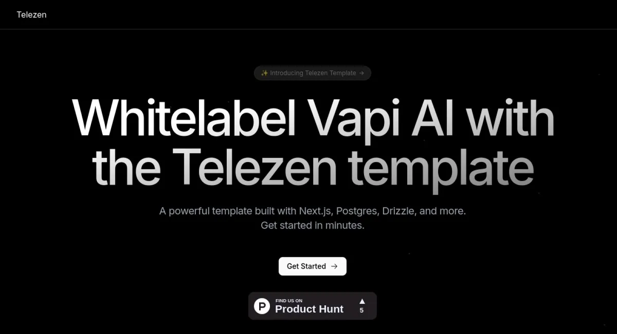 Telezen Template website