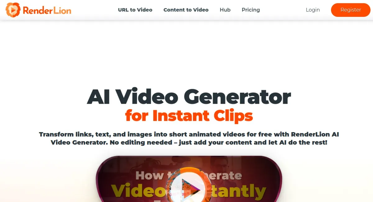 RenderLion website