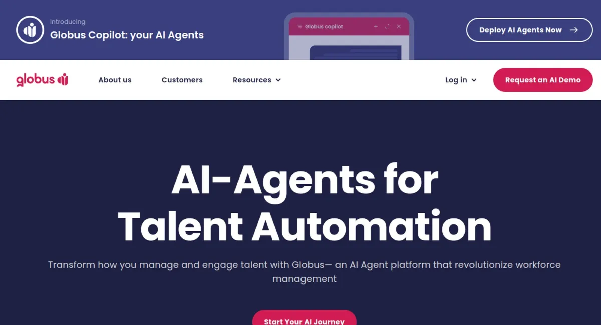 Globus Agent website