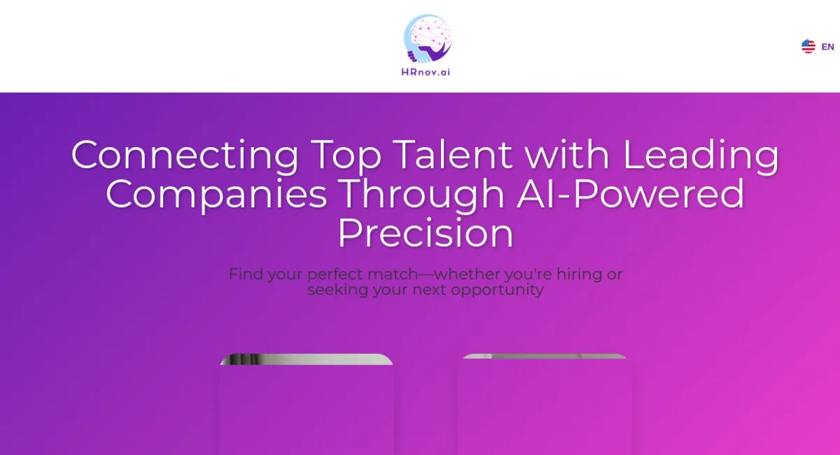 HRnov AI website