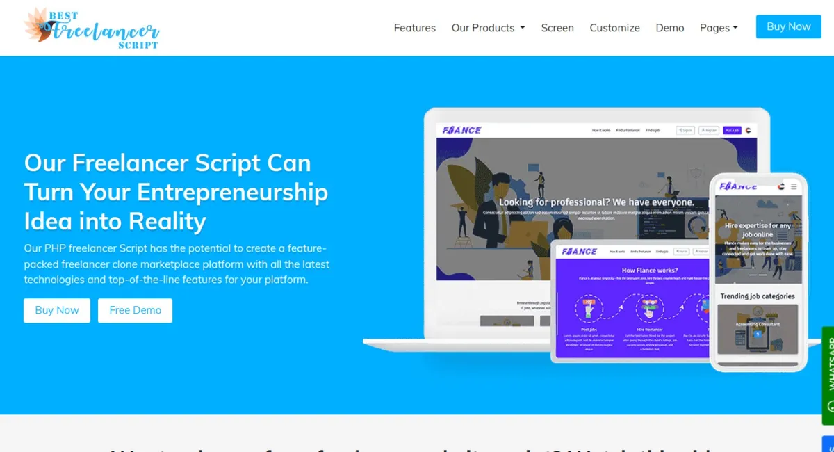 Best Freelancer Script website