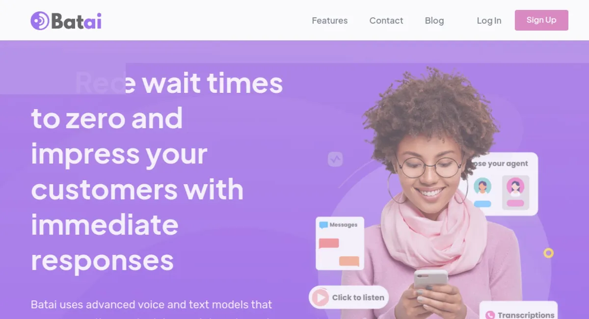 Batai Assistant website