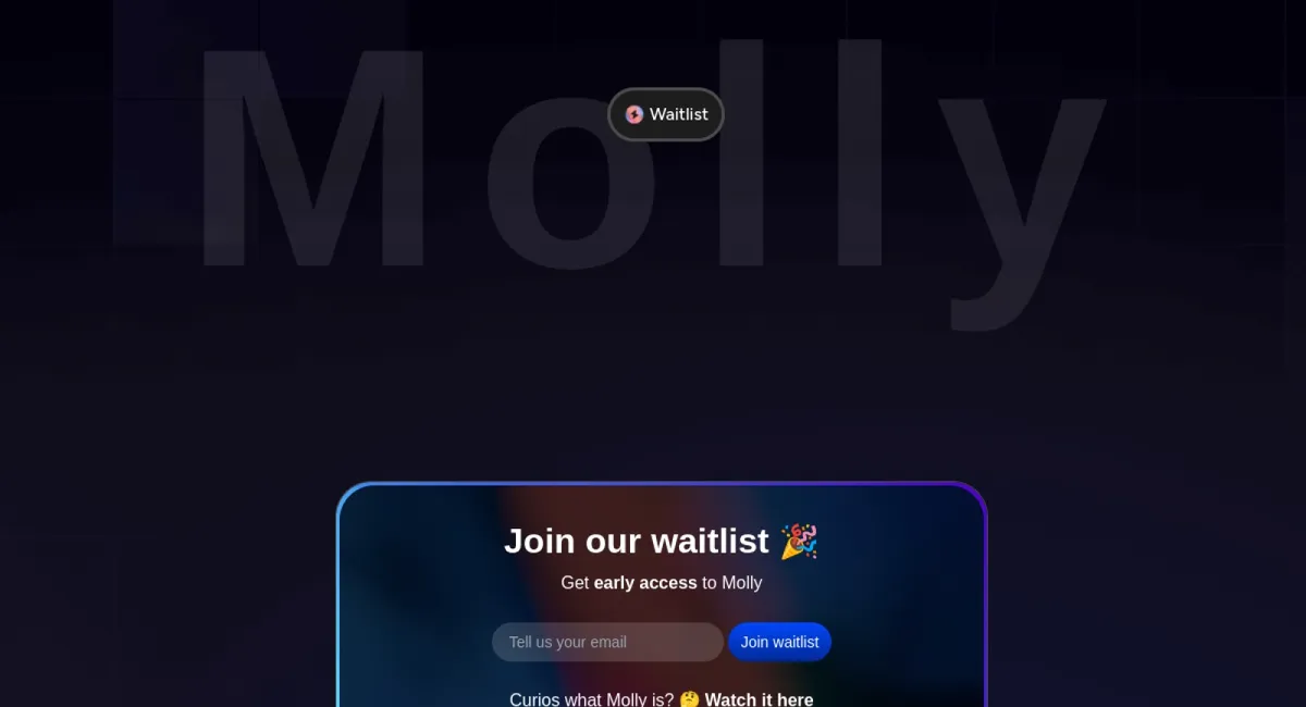 Molly website