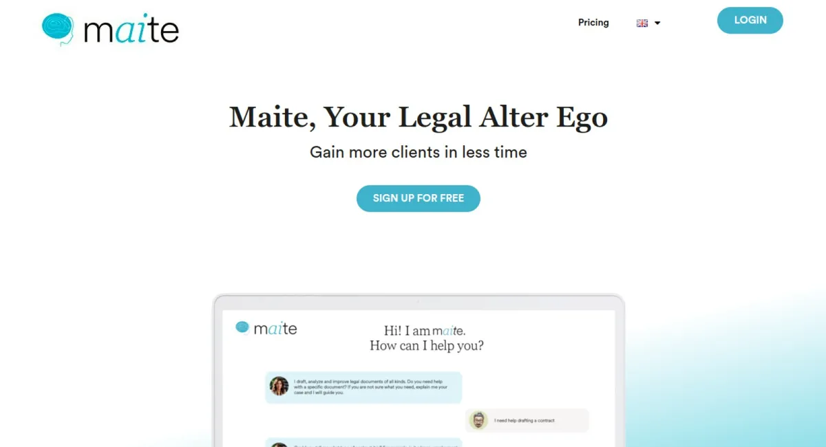 Maite.ai website