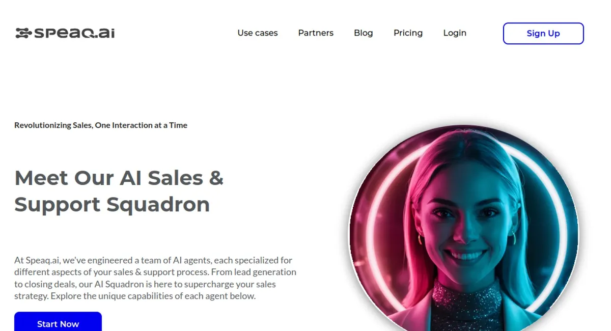 speaq.ai website