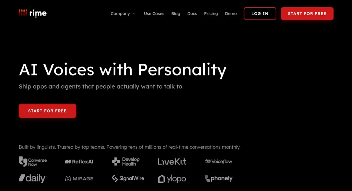 RimeAI website
