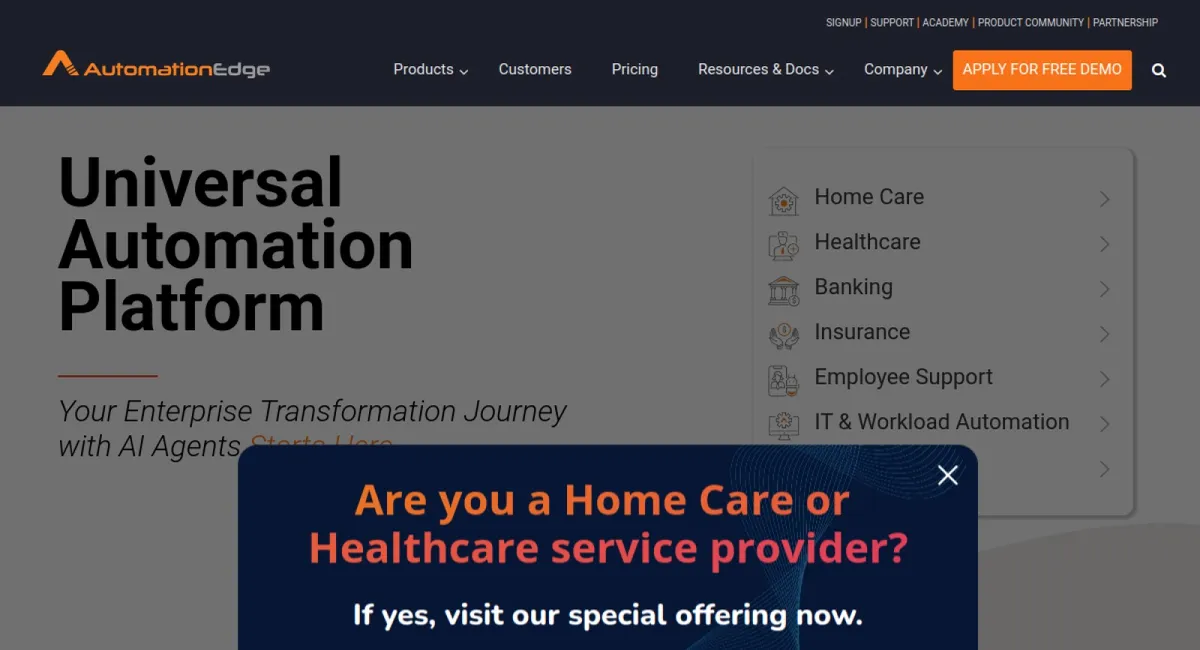 CareFlo AI website