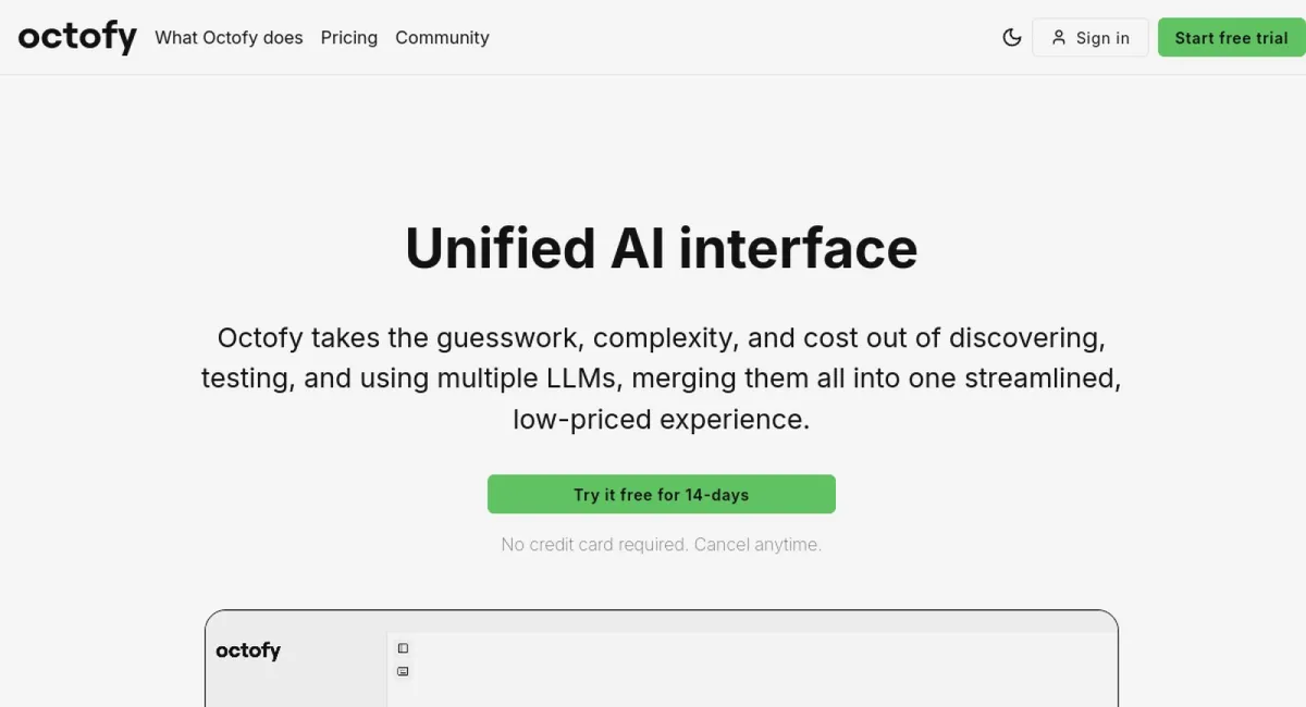 octofy website