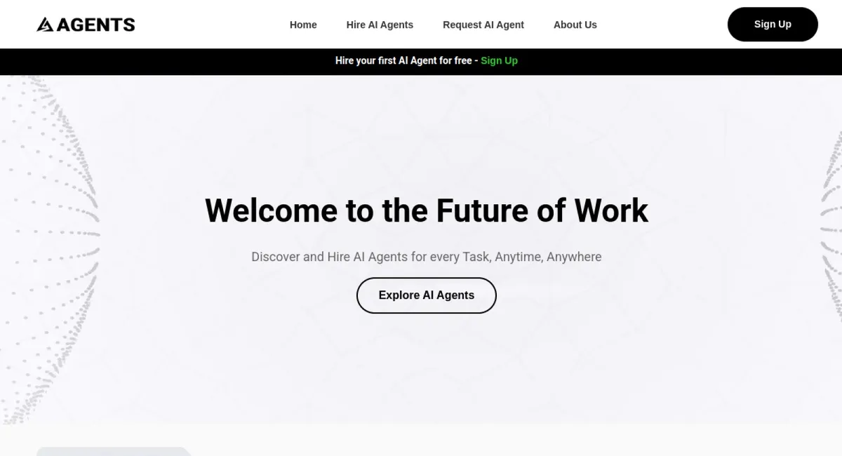 ActionAgents AI website