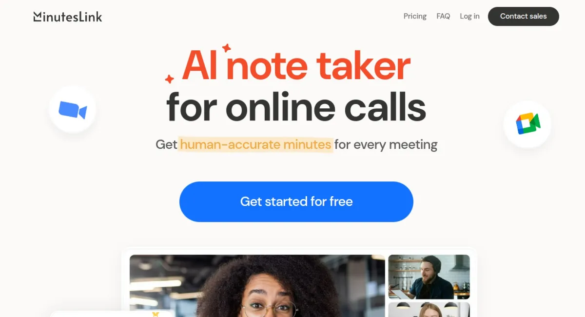 MinutesLink website