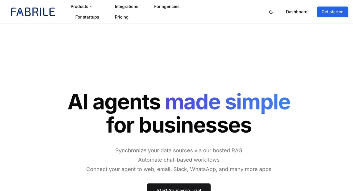 Fabrile website