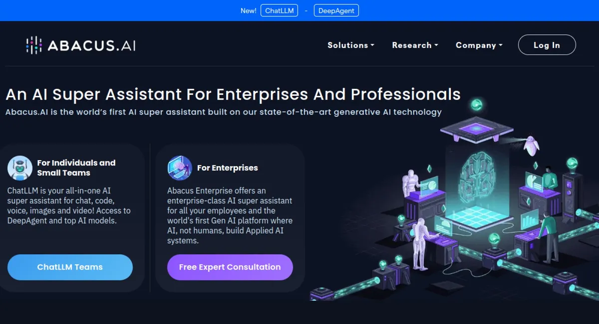 AbacusAI website