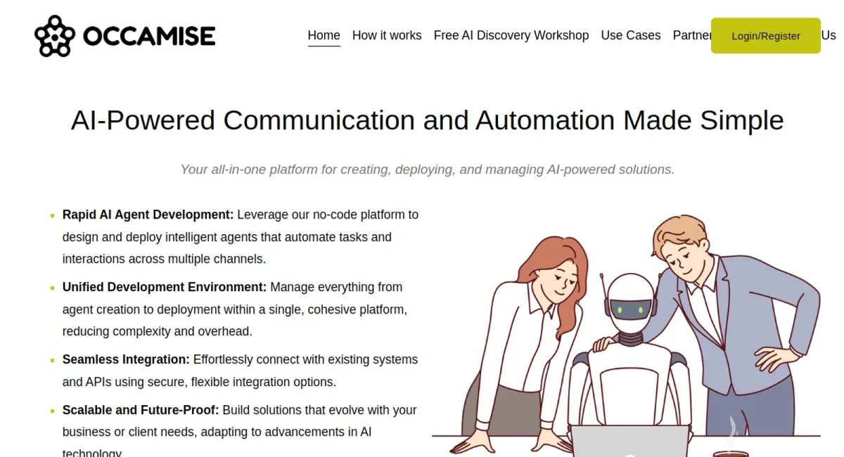 Occamise website