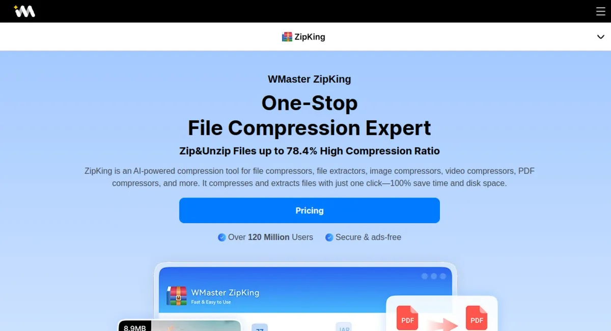 WMaster ZipKing website