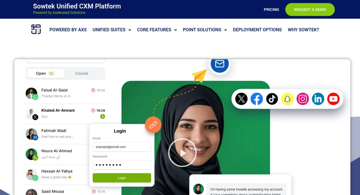 Sowtek AI website
