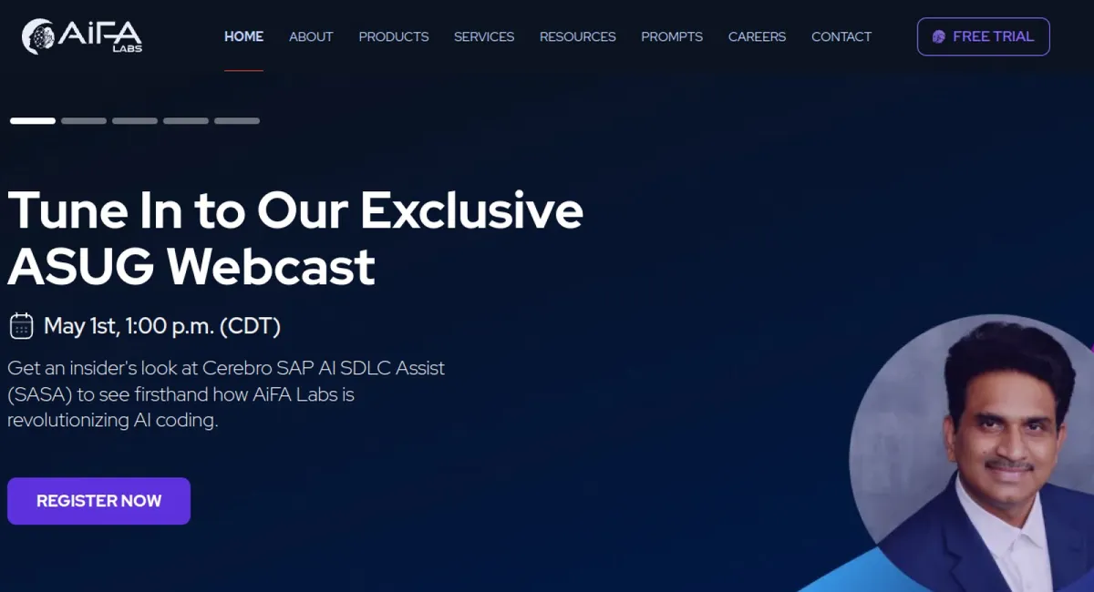 AiFA Labs website