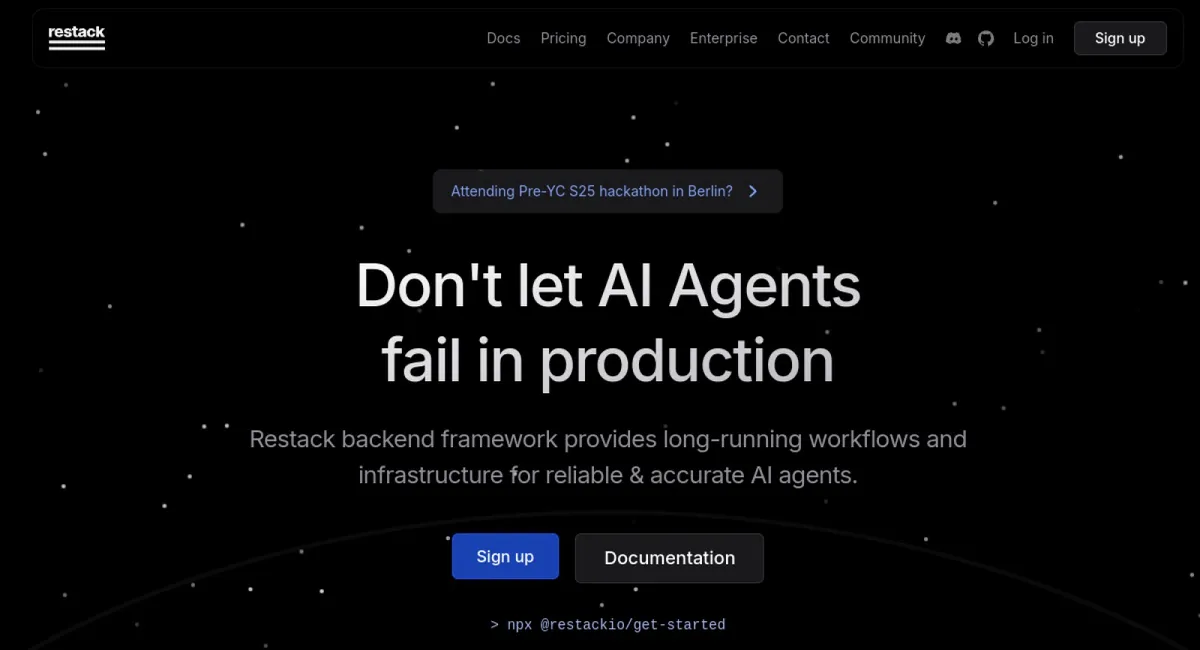 Restack website