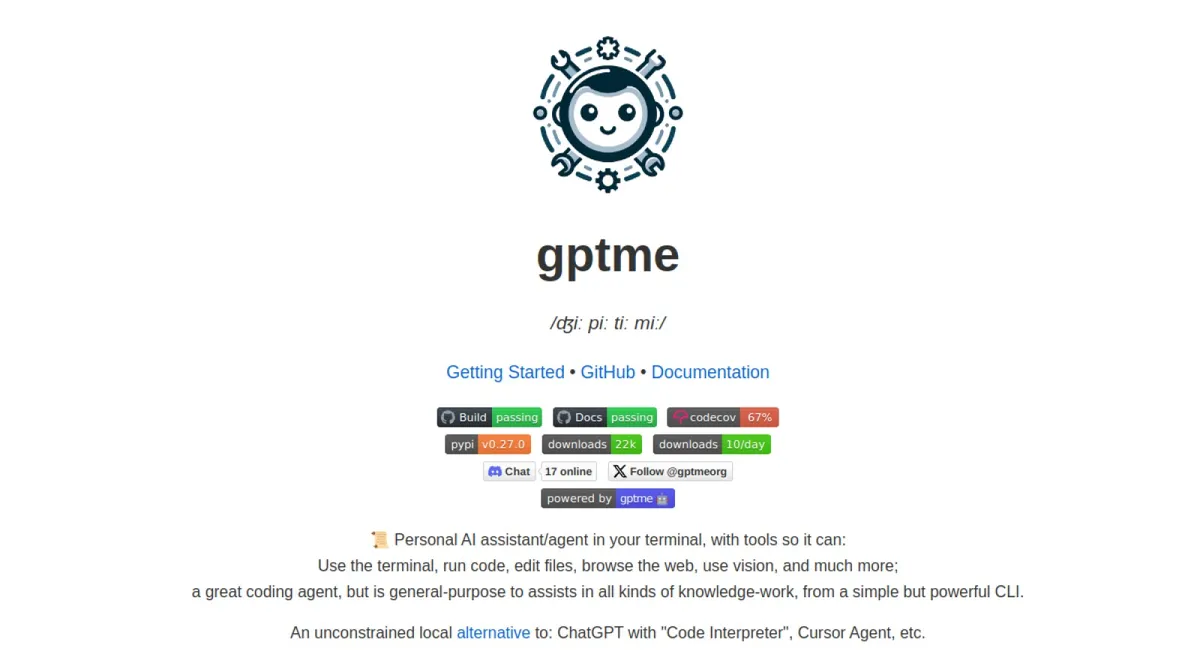 gptme website