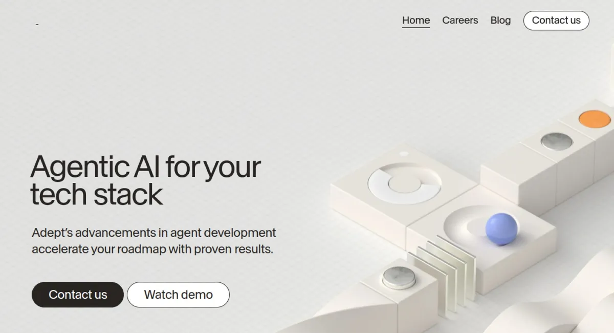 Adept AI website