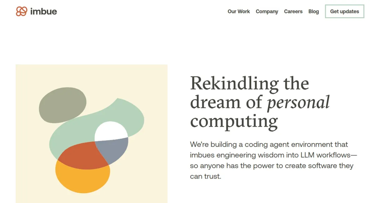 Imbue website
