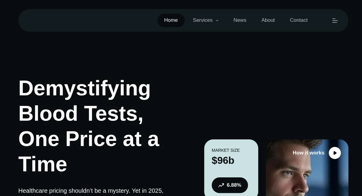 Tome Health website