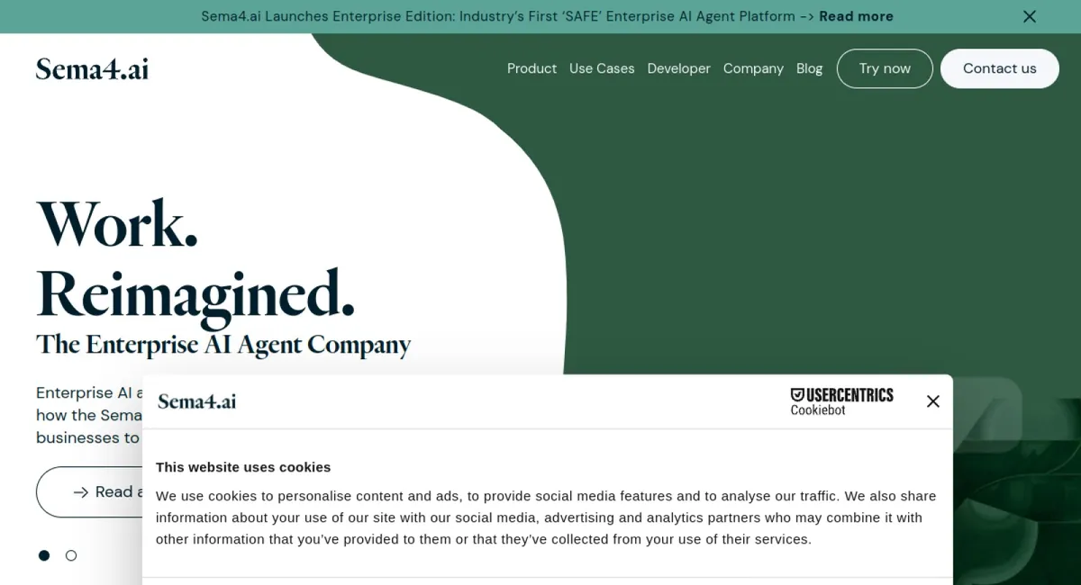 Sema4.ai Agents  website
