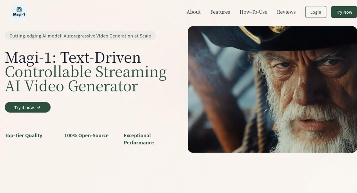 MAGI-1 website