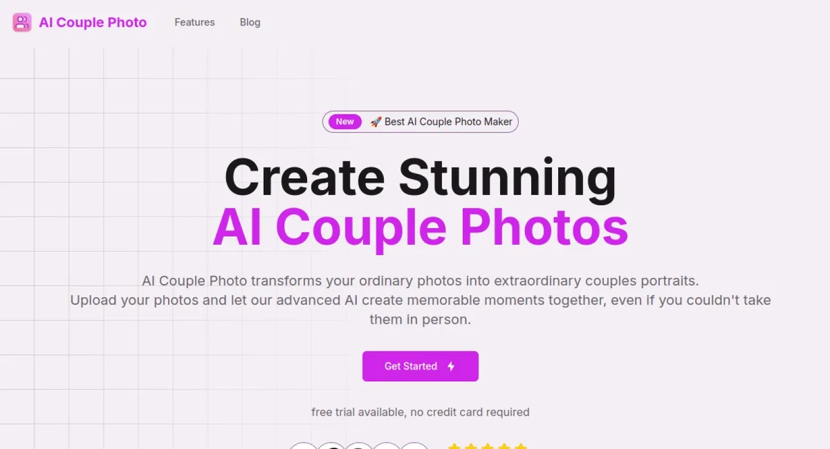 AI Couple Photo website