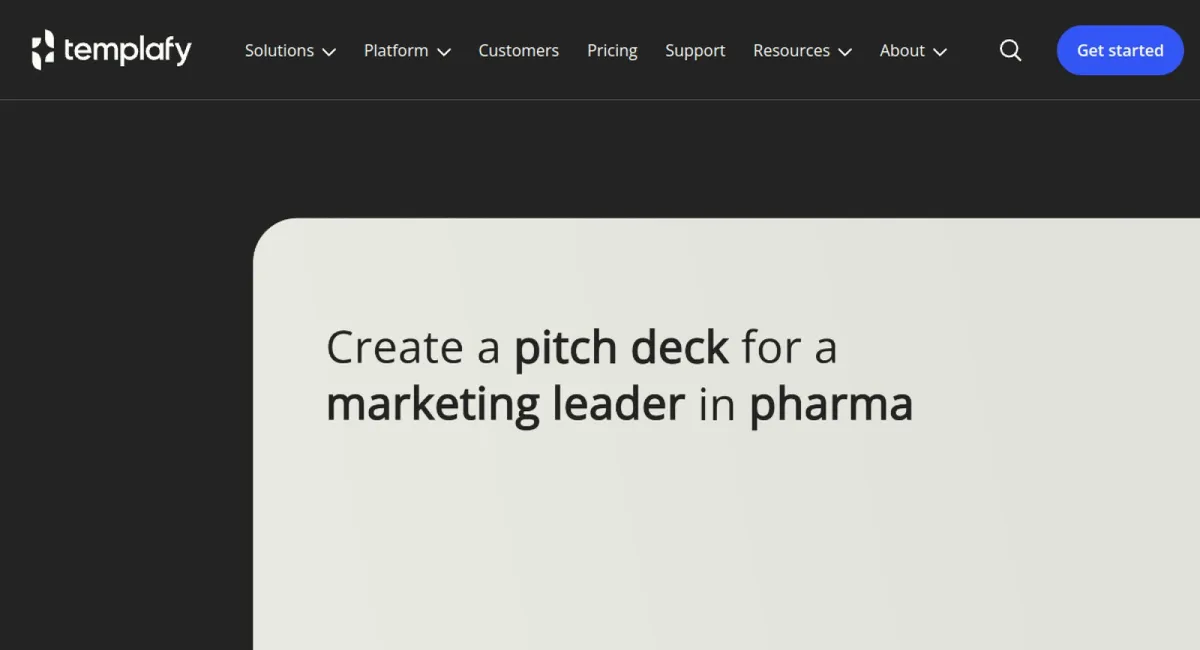 Templafy agent website