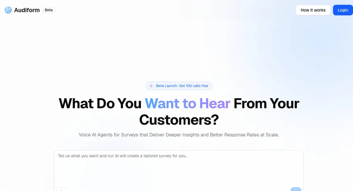 Audiform website