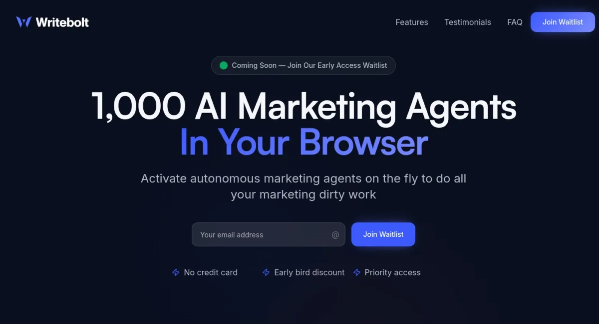 Writebolt website
