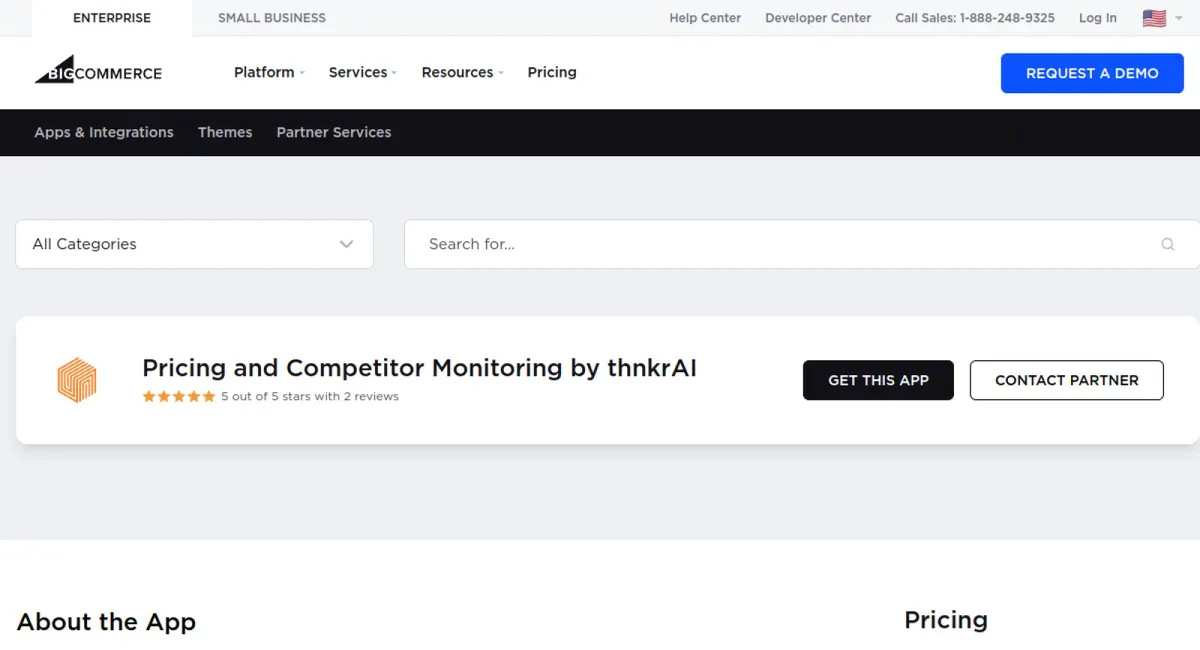Pricing and Competitor Monitoring by thnkrAI cover