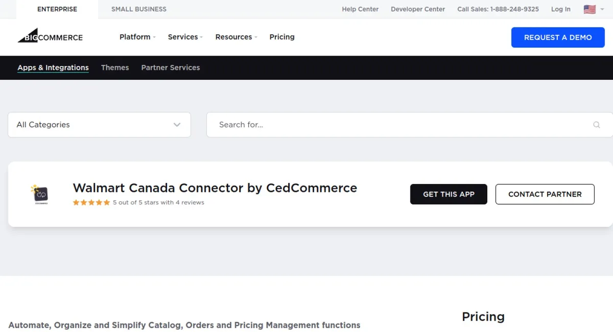 Walmart Canada Connector by CedCommerce cover