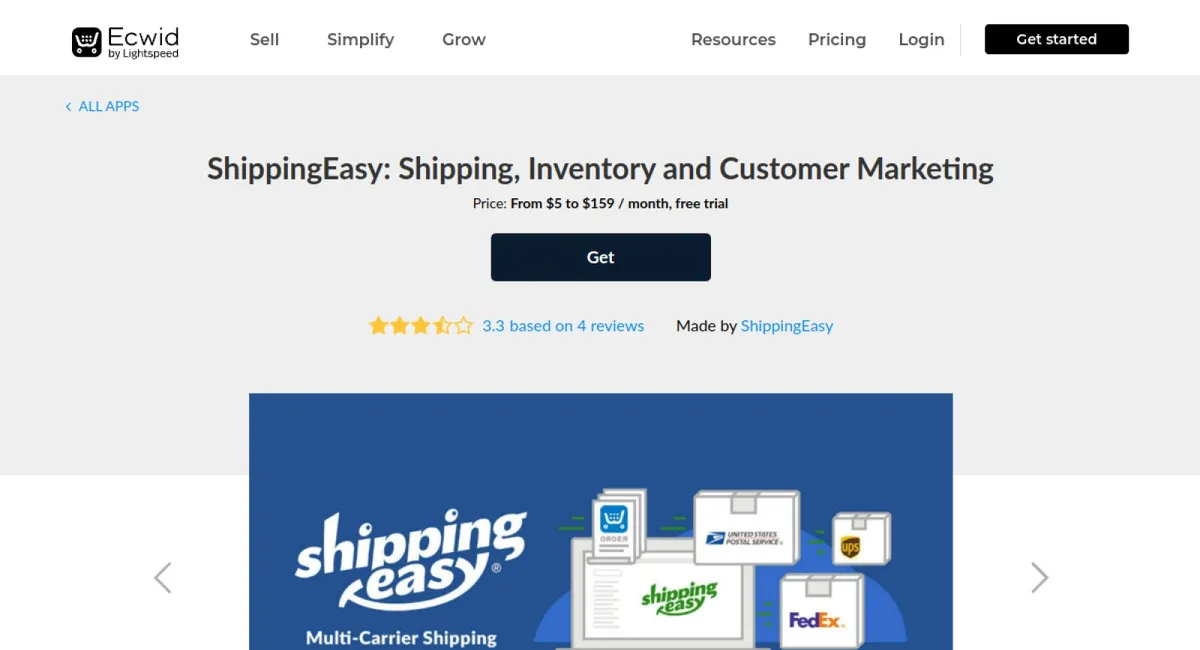 ShippingEasy: Shipping, Inventory and Customer Marketing cover