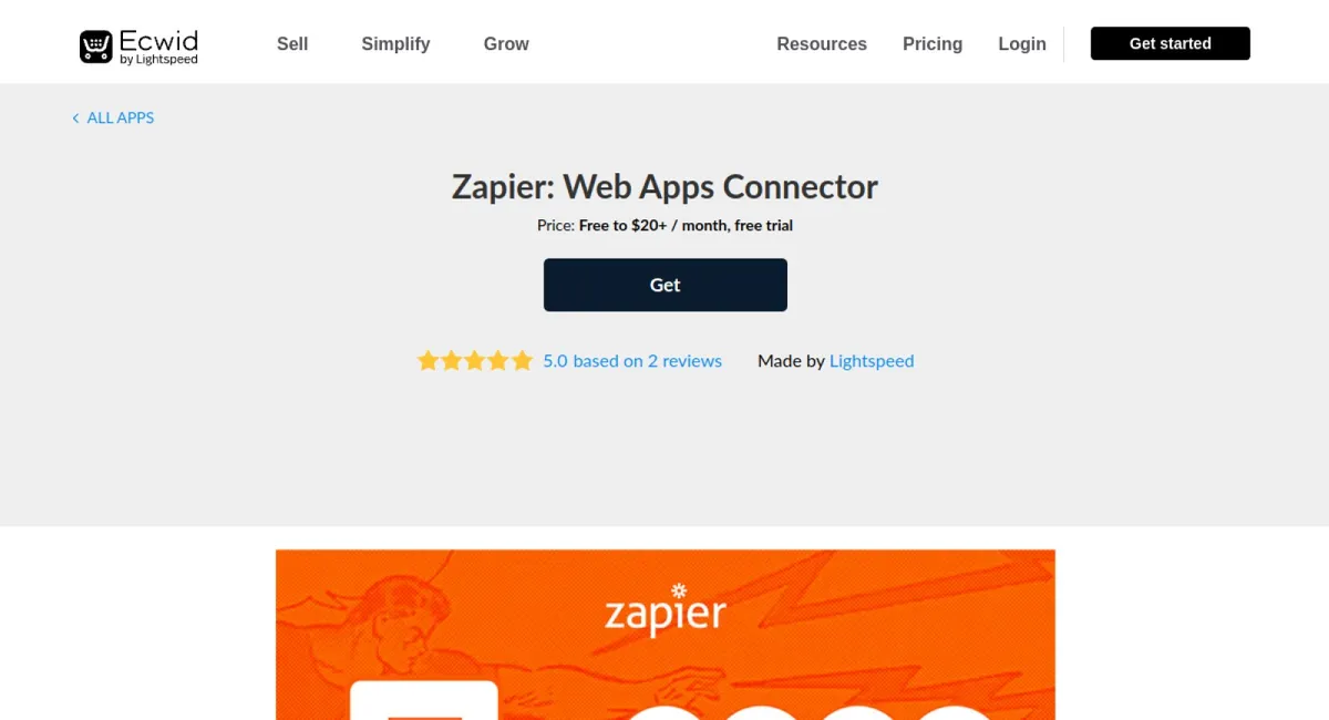 Zapier: Web Apps Connector cover
