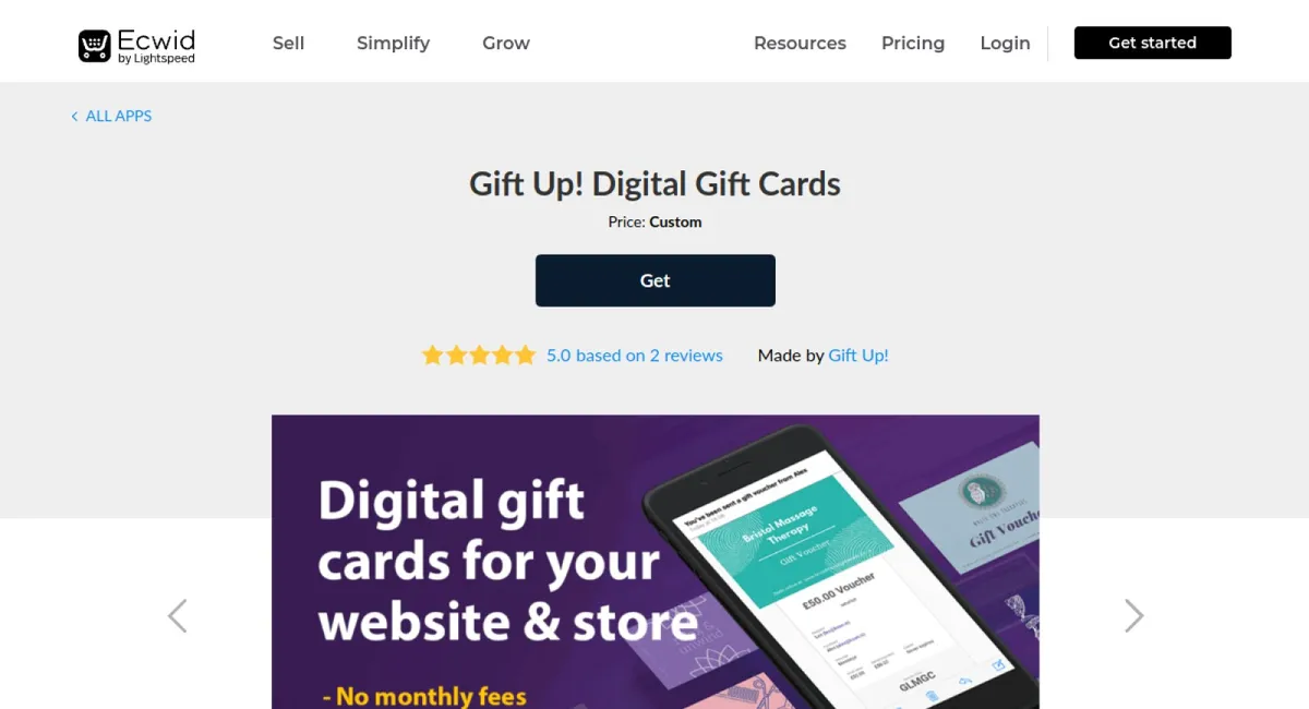 Gift Up! Digital Gift Cards cover