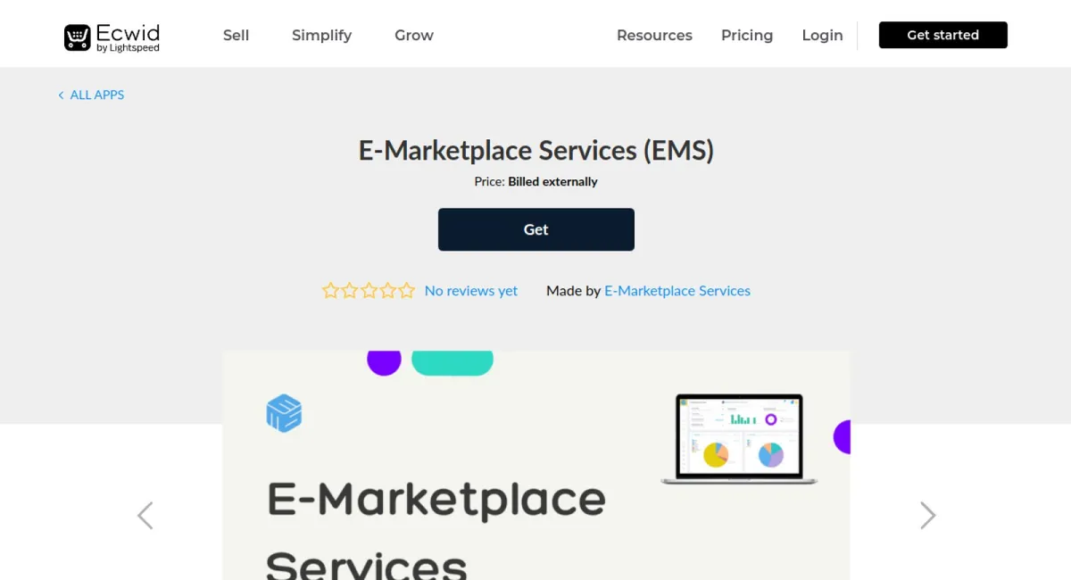 E‑Marketplace Services (EMS) cover