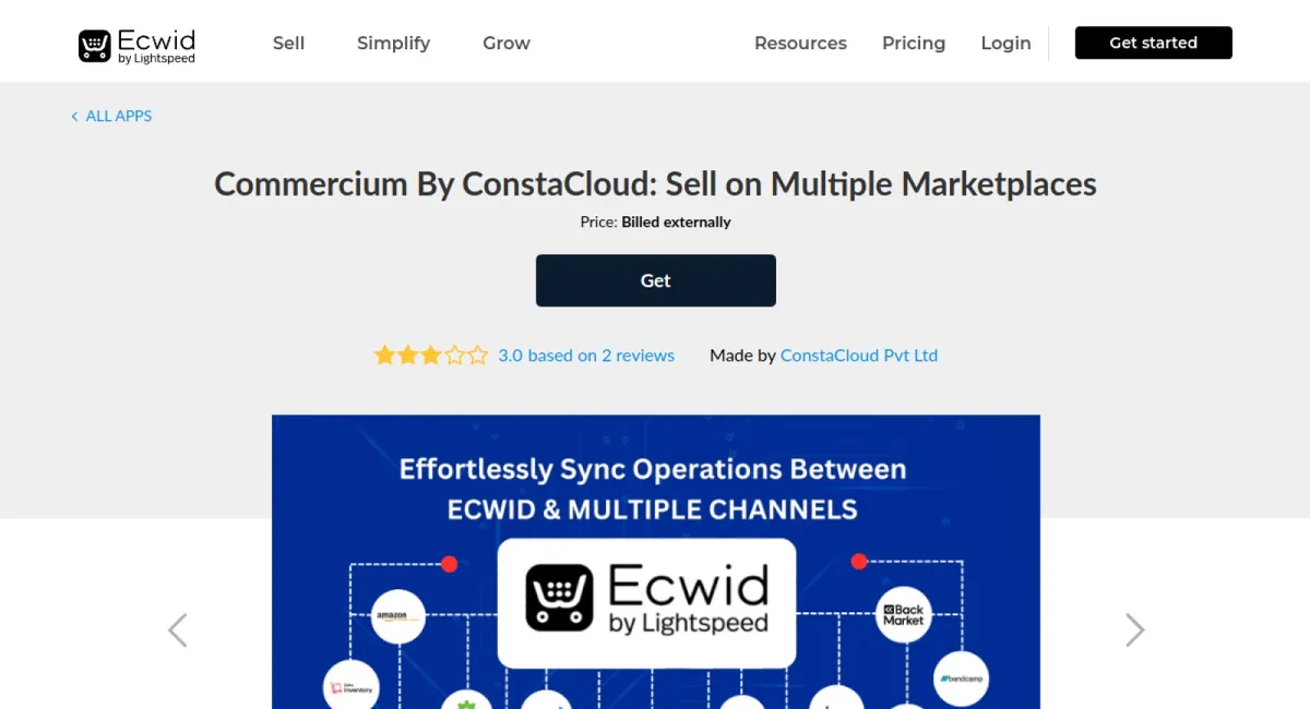 Commercium By ConstaCloud: Sell on Multiple Marketplaces cover