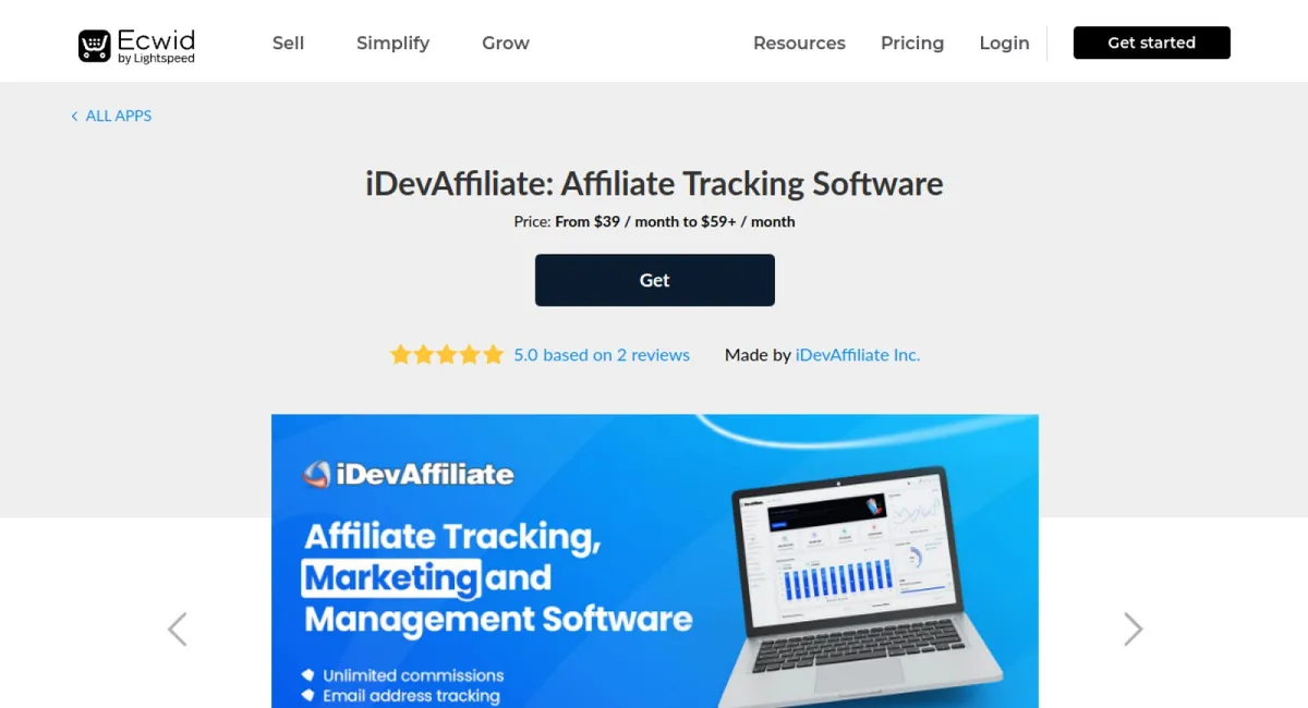 iDevAffiliate: Affiliate Tracking Software cover