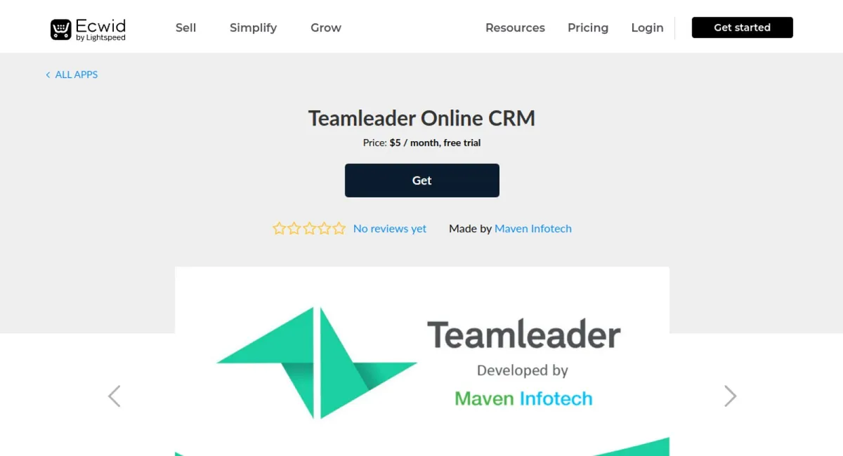 Teamleader Online CRM cover